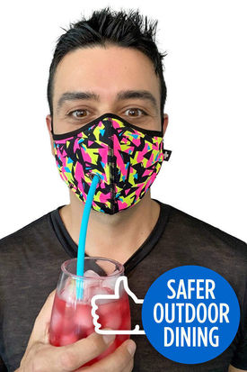 Andrew Christian Safer Outdoor Dining Fierce Face Covering