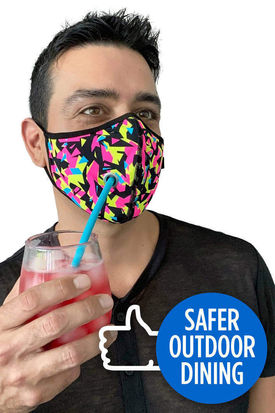 Andrew Christian Safer Outdoor Dining Fierce Face Covering