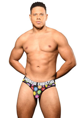 Andrew Christian Almost Naked Flower Power Mesh Brief 92912