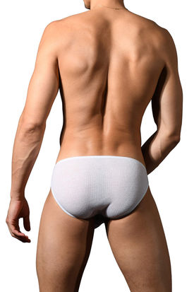 Andrew Christian Almost Naked Truth Capsule See-Through Deep-V Brief