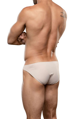 Andrew Christian Almost Naked No-Show Ultra Low Rise Brief - Taupe