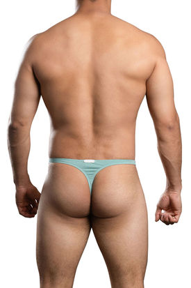 Andrew Christian Almost Naked No-Show Ultra Low Rise Thong - Sage
