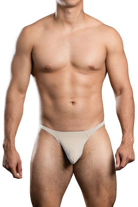 Andrew Christian Almost Naked No-Show Ultra Low Rise Thong - Taupe
