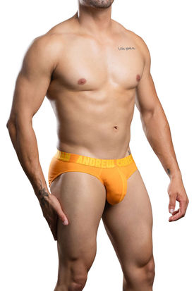 Andrew Christian Happy Cotton Brief - Tangerine
