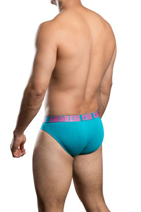 Andrew Christian Happy Cotton Brief - Teal