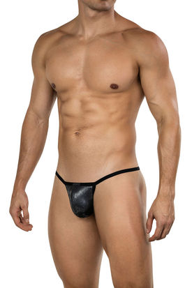 Clever Moda Vortex Atlas Thong - Black
