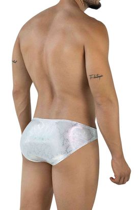 Clever Moda Sensorial Diamond Latin Brief - Silver