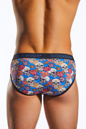 Cocksox CX76N Day of the Dead Contour Pouch Sports Brief
