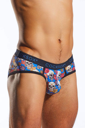 Cocksox CX76N Day of the Dead Contour Pouch Sports Brief