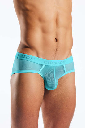 Cocksox CX76ME Contour Pouch Italian Mesh Sports Brief Halo