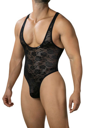 Cut4Men R4VAGE Lace Sculpt Thong Bodysuit