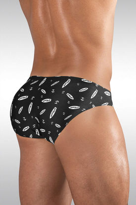 Ergowear FEEL Black Surfboard Swim Bikini