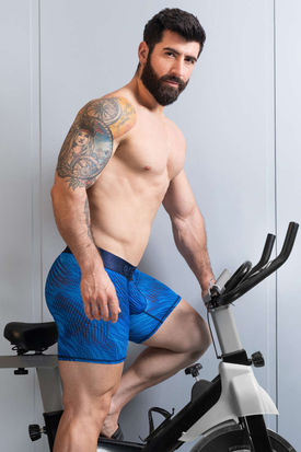 Ergowear MAX BOLD SE Midcut Boxer Brief - Mid Blue