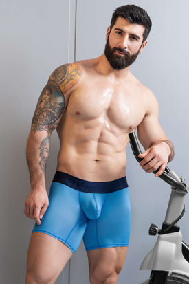 Ergowear MAX BOLD SE Midcut Boxer Brief - River Blue