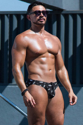 Ergowear X4D Black Surfboard Swim Bikini
