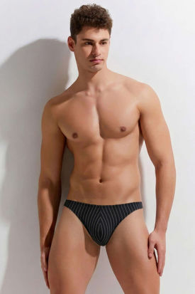 Gauvine Colours of the Planet Brief 2000 - Midnight Pinstripe