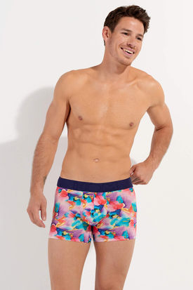 HOM Aqua Flowers Boxer Brief