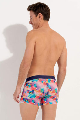 HOM Aqua Flowers Boxer Brief