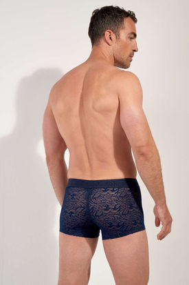 HOM Free Cut Lace Trunk – Navy Men&#039;s Underwear