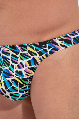 HOM FUNKY STYLE G-String - Multicolour Print