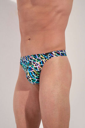 HOM FUNKY STYLE G-String - Multicolour Print