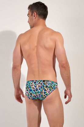 HOM FUNKY STYLE Comfort Micro Brief - Multicolour Print