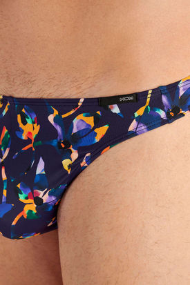HOM Mens Underwear FUNKY STYLE G-String - Black Print
