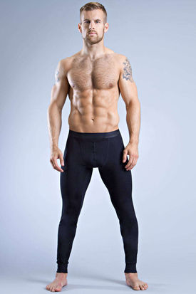 HOM HO1 Long John Melange Black
