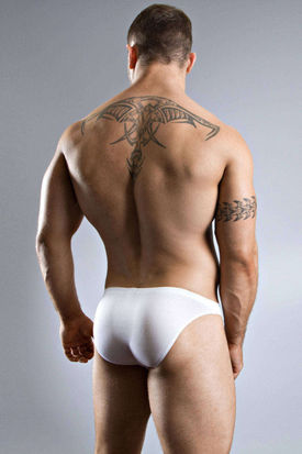 HOM Premium Cotton Comfort Micro Brief White