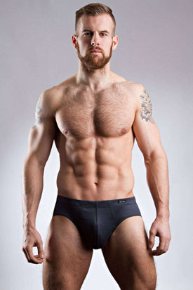 HOM Premium Cotton Comfort Mini Brief Grey