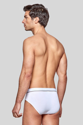 Impetus Cotton Stretch 2 Pack Brief P2101020 White