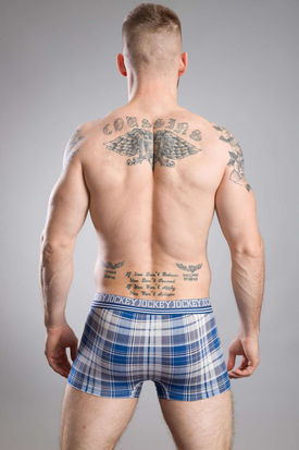 Jockey Shades of Blue Short Trunk 183141H