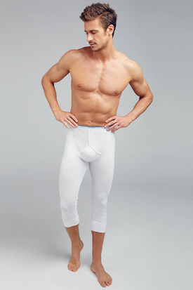 Jockey Spurt 100% Cotton Y-Front Over Knee White