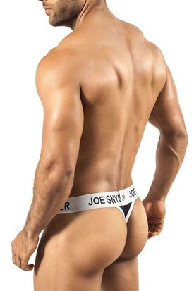 Joe Snyder Sheer Mesh Active Wear V Thong 04 Black