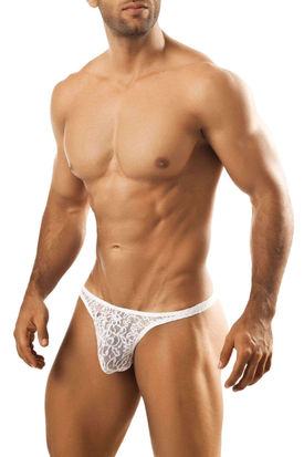 Joe Snyder Shining Tanga Thong 03 - White Lace (S/28-30&quot;)