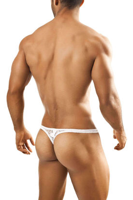 Joe Snyder Shining Tanga Thong 03 - White Lace (S/28-30&quot;)