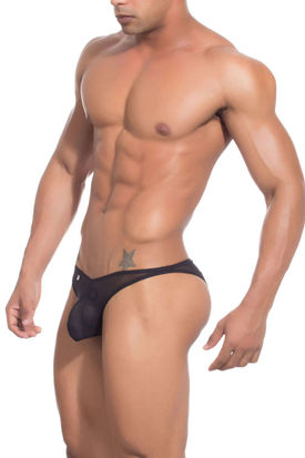 Joe Snyder Sheer Mesh Bikini Maxi Bulge 01 Black