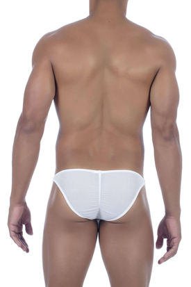 Joe Snyder Sheer Mesh Bikini Maxi Bulge 01 White
