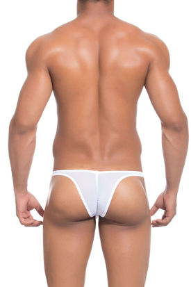 Joe Snyder Sheer Mesh Capri Maxi Bulge 03 White