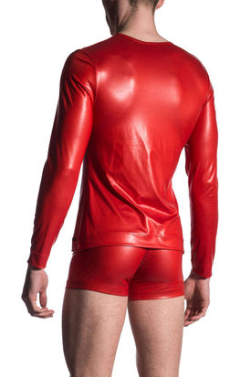 Manstore M510 Zipped Shirt Tabasco