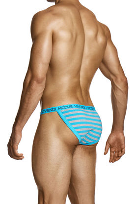 Modus Vivendi 80s Tanga Brief - Blue