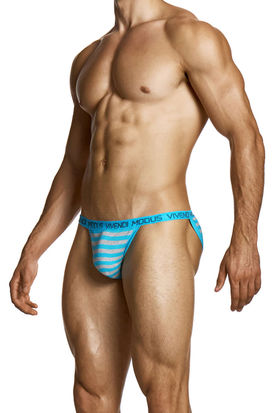 Modus Vivendi 80s Tanga Brief - Blue