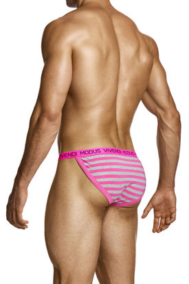 Modus Vivendi 80s Tanga Brief - Pink