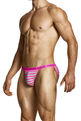 Modus Vivendi 80s Tanga Brief - Pink