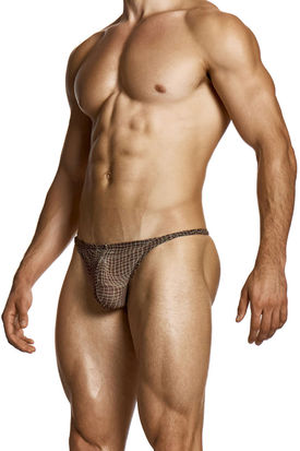 Modus Vivendi Abstract Net Thong - Brown
