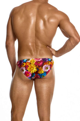 Modus Vivendi Daisies Low Cut Swim Brief - Multicolour