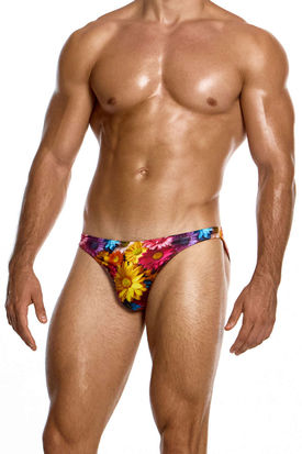 Modus Vivendi Daisies Low Cut Swim Brief - Multicolour