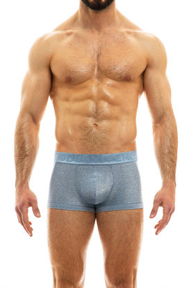 Modus Vivendi Glam Sparkle Boxer Brief Steel Blue