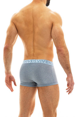 Modus Vivendi Glam Sparkle Boxer Brief Steel Blue