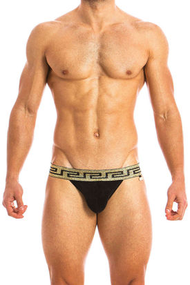 Modus Vivendi Greek Lux Tanga Brief Black